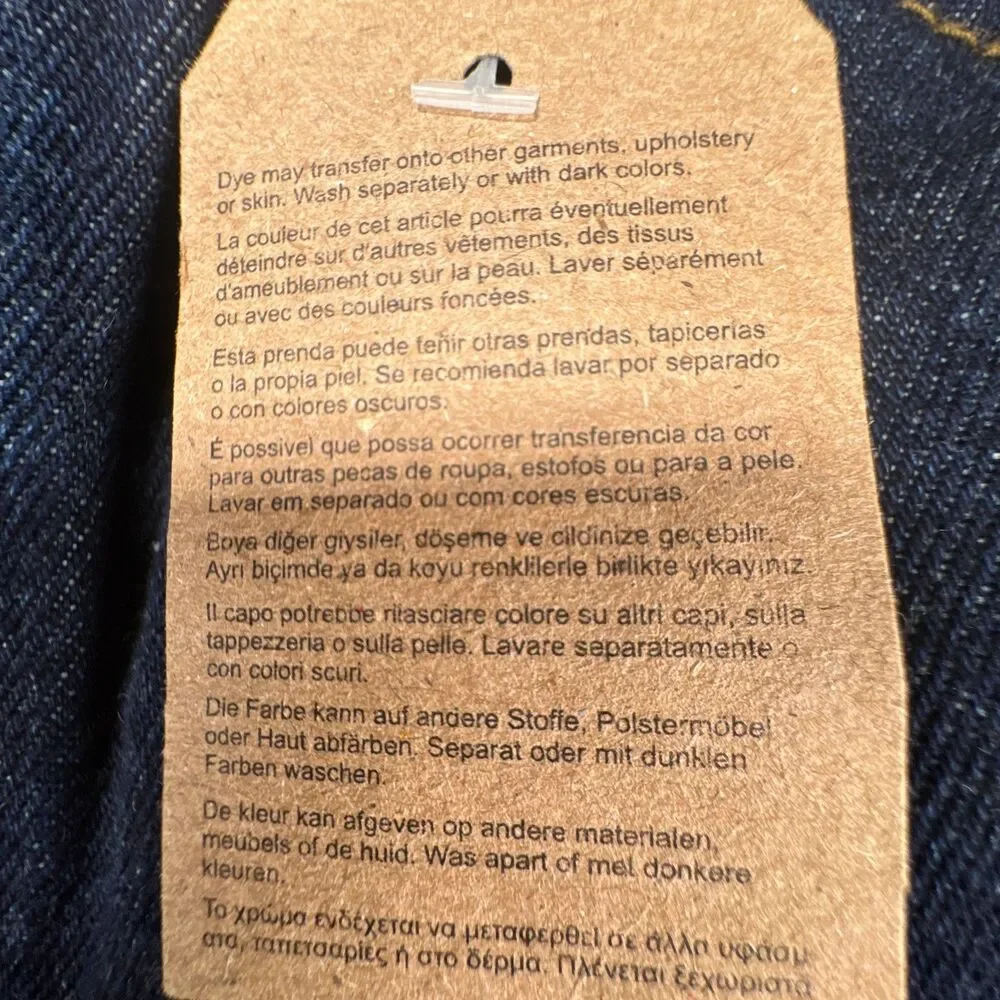 Levi's 501 Original Jeans Men's W36 L32 Dark Wash Button Fly NWT 100% Cotton